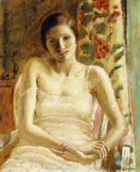 Siddende figur