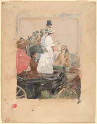 Tilskuere ved Grand Prix, 1888.