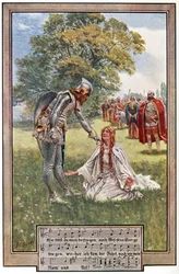 He Forbids the Questions, illustration fra 