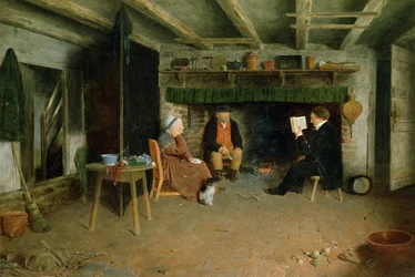 Præstens besøg (panel)