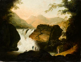 Ved vandfaldet, 1805