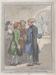 Et besøg i gravene i Westminster Abbey, 23. oktober 1789.