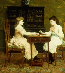 Gammel tjenestepige, 1886