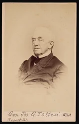 Portræt af general Joseph Gilbert Totten 1788-1864, før 1864.