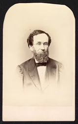 Portræt af uidentificeret mand, omkring 1860