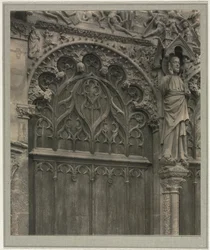 Bourges Cathedral: Crypt Under Nave, ca. 1900.