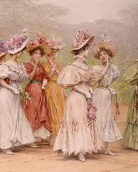 The Promenade (olie på lærred)