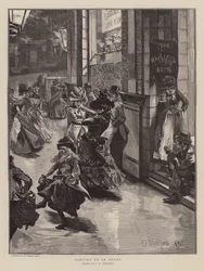 Dans til et orgel (gravering)