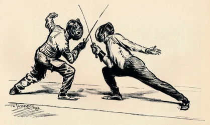 Fægtere, 1900