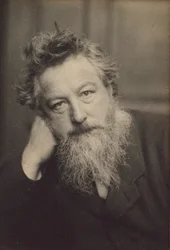 Portræt af William Morris 1834-1896.
