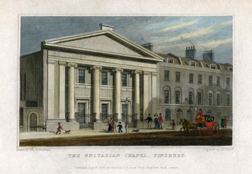 The Unitarian Chapel, Finsbury, London, 1828