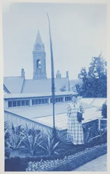 Uden titel, slutningen af det 19.-begyndelsen af det 20. århundrede (cyanotype på cremevævet papir)