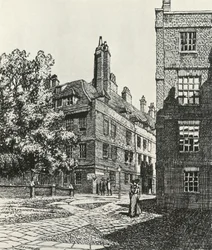 Cliffords Inn i City of London, 1903, 1934.