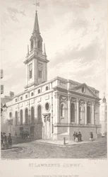 St. Lawrence Jewry, gravering af T. Turnbull