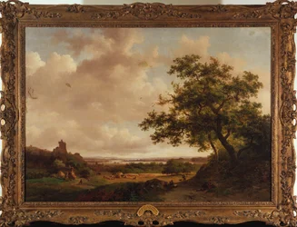 Udsigt over Meuse, Holland, 1859