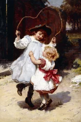 Skipping, c.1896