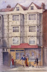 Aldersgate Street, London, c1850