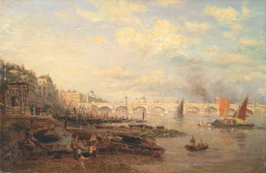 Themsen og Waterloo Bridge fra Somerset House