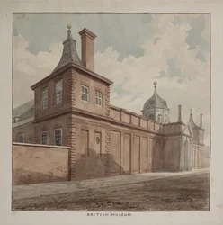 Udsigt over British Museum, Holborn, ca. 1807