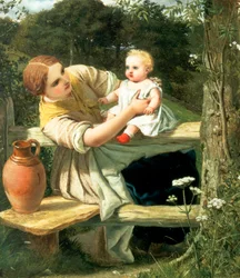 På vej til foråret, c1862