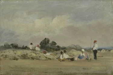 Haymakers Resting (olie på pap)