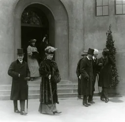 King George V og Queen Mary i London Zoo Aquarium, 1924