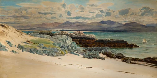 Snowdon og Caernarvon fra Llanddwyn Island, 1917.