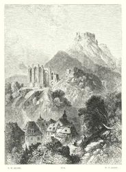 Lord Byrons barn Harold, Canto III, strofe 46 (gravering)