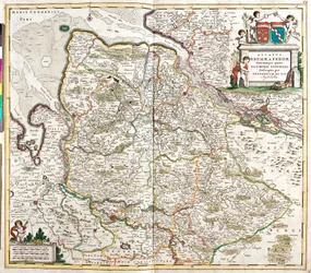 Kort over hertugen af Breme og Verden (Tyskland) (radering