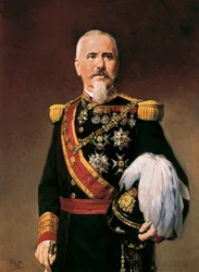 Portræt af Arsenio Martinez Campos Anton (1831-1900), spansk politiker og militær, ca. 1880 (olie på lærred)