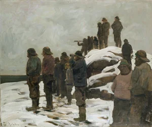 Fishermen (olie på lærred)