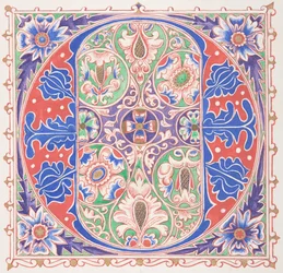 Belyst initial O, 1830-62.