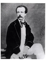 Charles Frederick Worth (1825-95), ca. 1864, fra The House of Worth, New-York, 1932