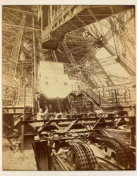 Udstyr til at betjene elevatorsystemet på Eiffeltårnet, ca. 1888