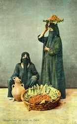 Frugthandlere i Kairo, Egypten