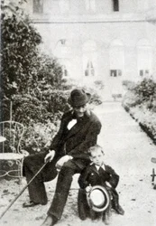 Jules færge og hans nevø Abel Ferry - fotografering