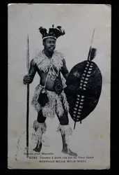 Kiki, danser, der optrådte barfodet på knust glas, Buffalo Bill (William Frederick Cody