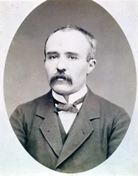 Fotografi af Georges Clémenceau ung (1841 - 1929) omkring 1870 - 1880.