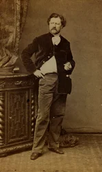 Portræt af Alexandre Bida (s/h foto)