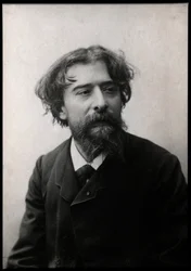 Portræt af Alphonse Daudet (1840-1897), fransk forfatter.