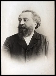 Portræt af Catulle Mendes (1841-1909), fransk digter.