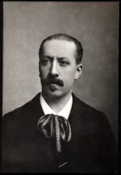 Portræt af Charles Marie Jean Albert Widor (1844-1937), fransk organist, komponist og lærer.
