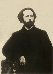 Portræt af Edouard Lalo (1823-1892), fransk komponist. Fotografi, slutningen af det 19. århundrede, Paris.
