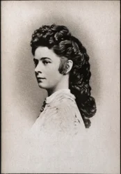 Portræt af Elisabeth af Østrig, kaldet Sissi (1837-1898), kejserinde af Østrig og dronningegemal af Ungarn.