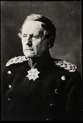 Portræt af Helmuth Karl Bernhard von Moltke den ældre (1800-1891), tysk feltmarskal.