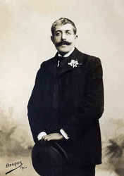 Portræt af Jean Lorrain (1855-1906), fransk forfatter.