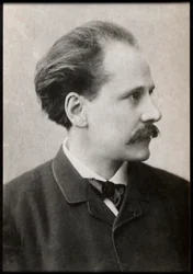 Portræt af Jules Massenet (1842-1912), fransk komponist.