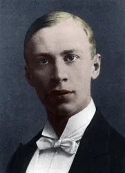 Serge Prokofiev (håndkoloreret foto)