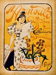A. Anouls plakater til samling og dekoration, Rue Racine, Paris