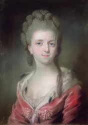 En prinsesse fra huset Bourbon (pastel på papir)